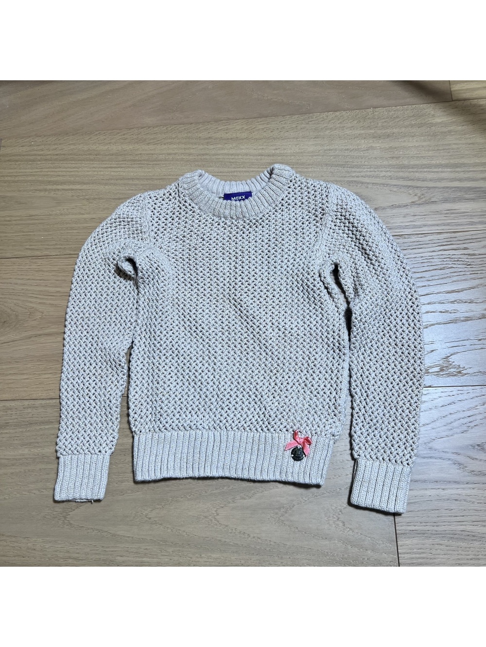 Mexx Girls' Light gray Crewneck Sweater – Size 4T/4